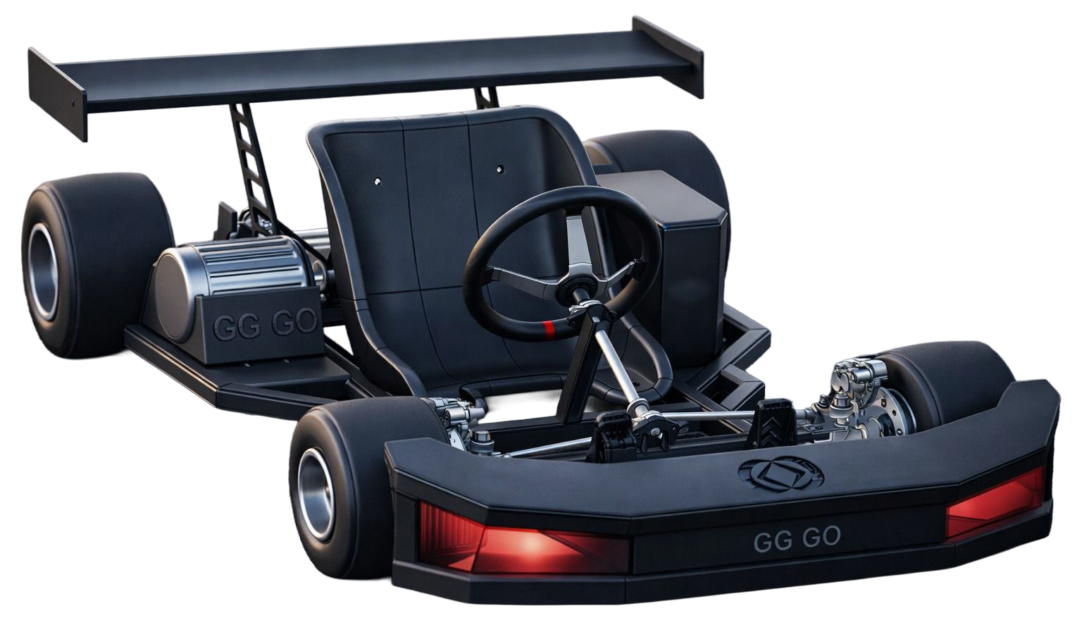 GG GO Elektrikli Gokart — Ön Çapraz Görünüm