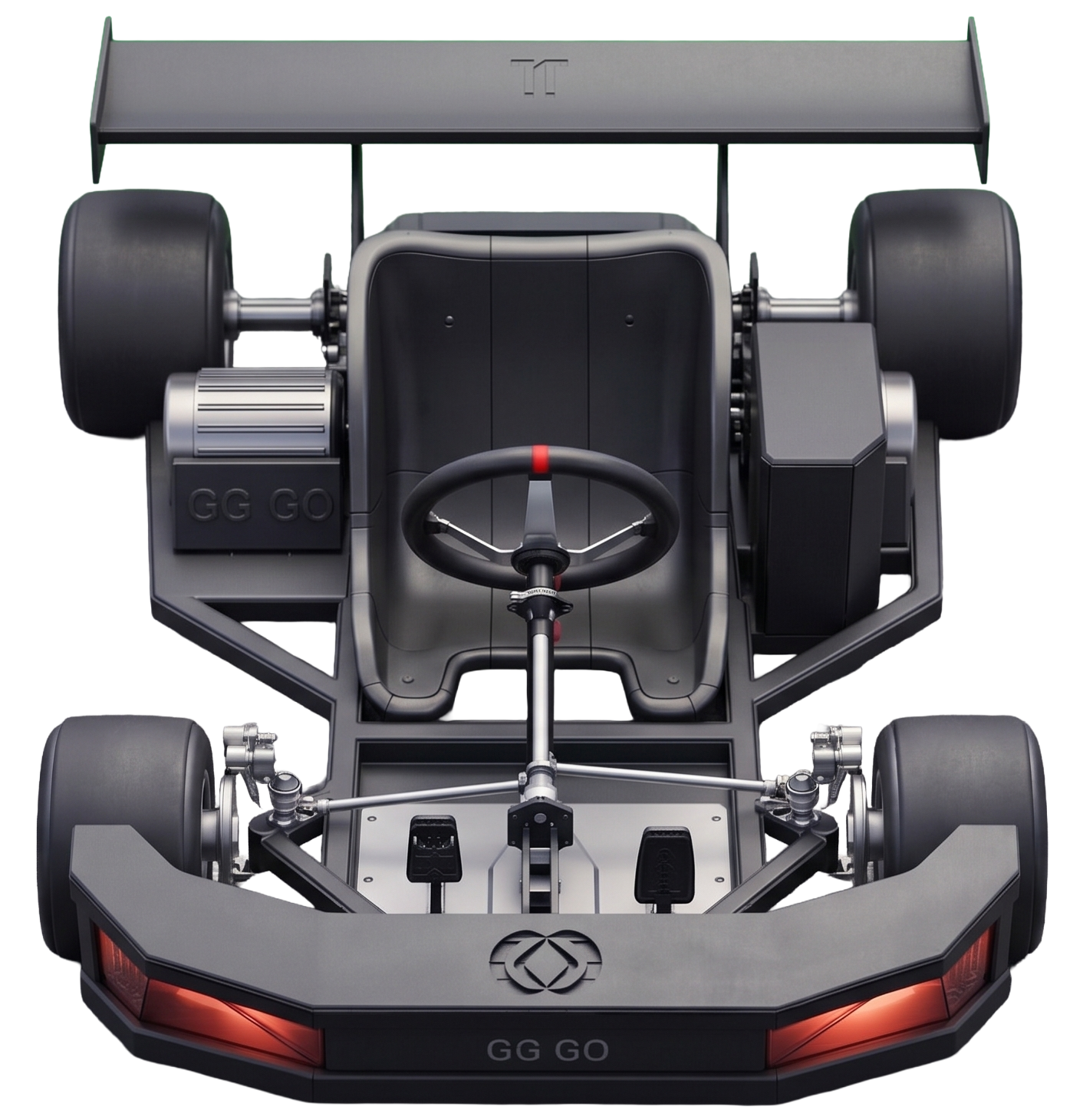 GG GO Elektrikli Gokart — Üstten Görünüm